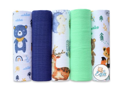 Ega Kids TETRA pelenka (5db) kék-zöld