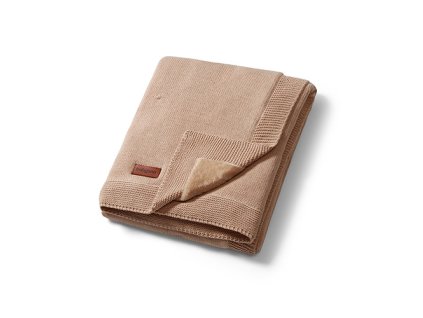 BabyOno Gyermek pamut takaró flanel béléssel 75x100cm barna