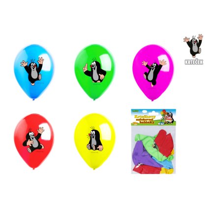 Lufi fújó 30cm Ciklon készlet 5db, 5 féle mintával