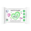 ATTITUDE Nedves törlőkendő illat nélkül (72 db)