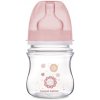 Canpol babák Széles szájú palack NEWBORN BABY 120ml rózsaszín