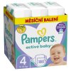 Pampers aktív baba 4 maxi 9-14kg 180 db (havi csomag)