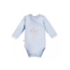 Hosszú ujjú body NEWBORN kék 50