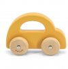 Viga Fából készült autó sárga