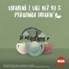 NUK For Nature Latex cumik (6-18m.) 2 db Zöld 2