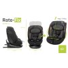 4BABY Autósülés ROTO FIX 0 36kg Grafit 1