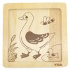 Viga Fa puzzle 4 darab Duck 1