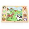 Viga Wooden Puzzle Farm 3