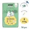 Moomin Baby 2 újszülött 3-6 kg (56 db), ökopelenka 4 db