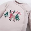 Hosszú ujjú body HI REINDEER bézs 1