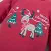 Hosszú ujjú body HI REINDEER bordó 1
