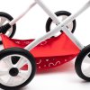New Baby Babakocsi babákhoz COMFORT piros virágok fehér 3
