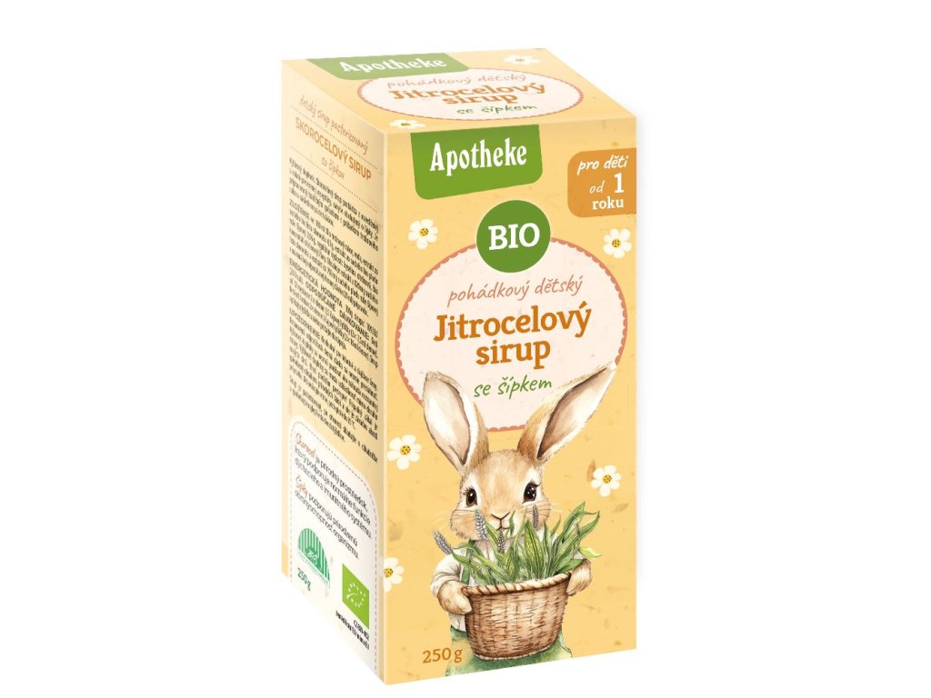 Apotheke sirup detský Skorocelový so šípkou BIO 250g 1