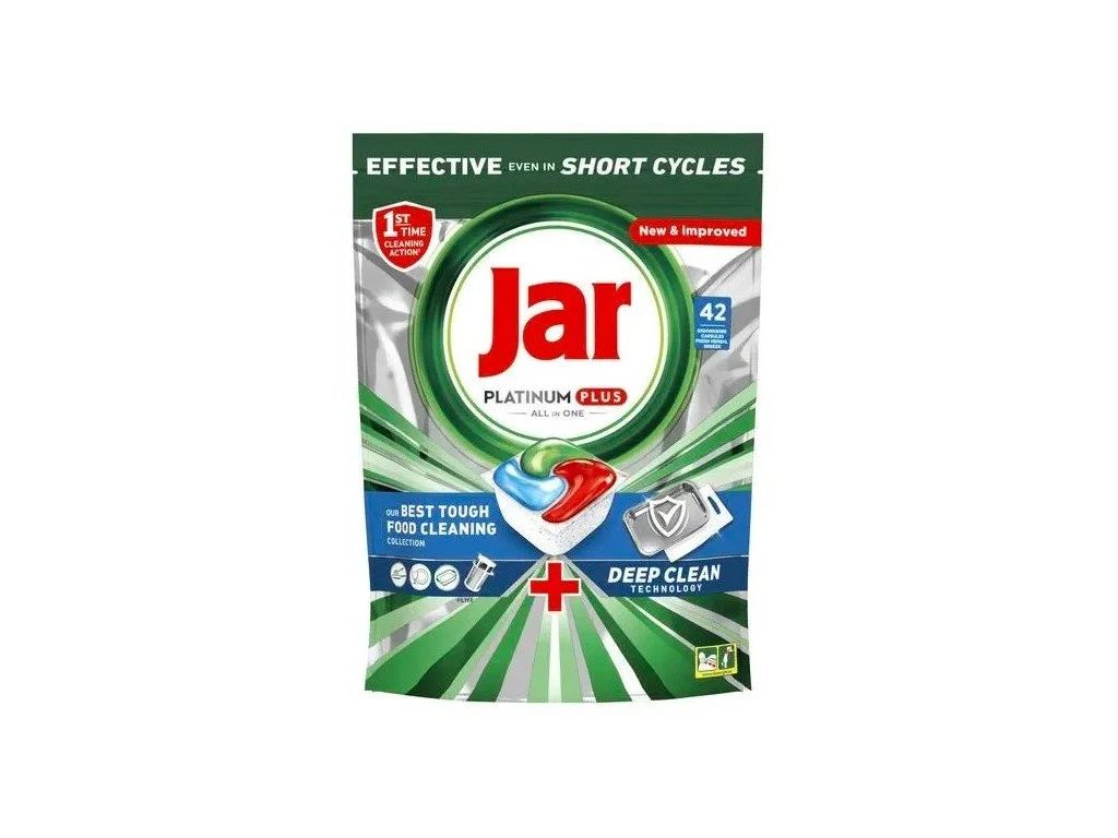 JAR Platinum Plus All In One Deep Clean Tablety do umývačky riadu 42ks