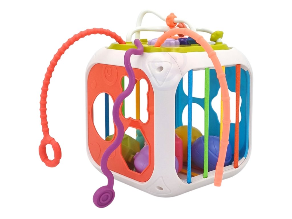 WOOPIE Interaktívna vzdelávacia senzorická kocka s aktivitami 8