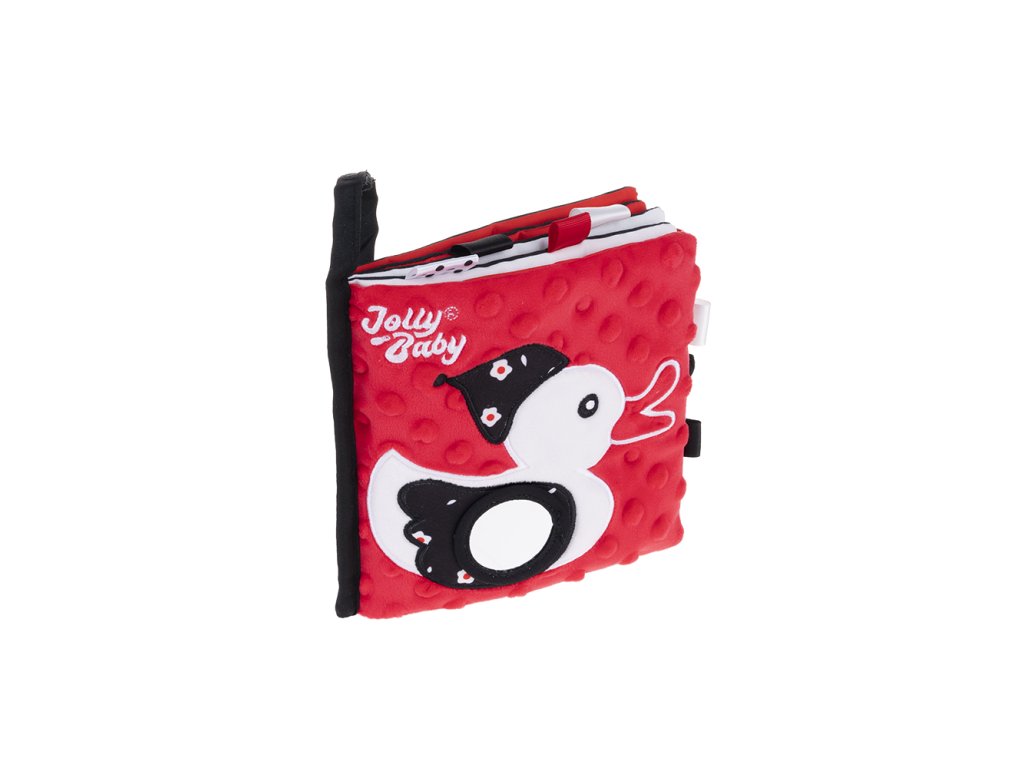 JOLLYBABY Mäkká senzorická knižka Farma