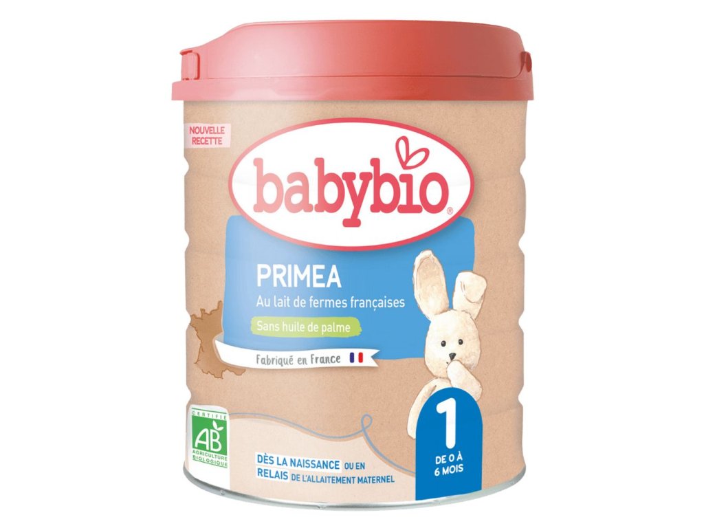 BABYBIO Primea 1 počiatočné dojčenské BIO mlieko, 800g