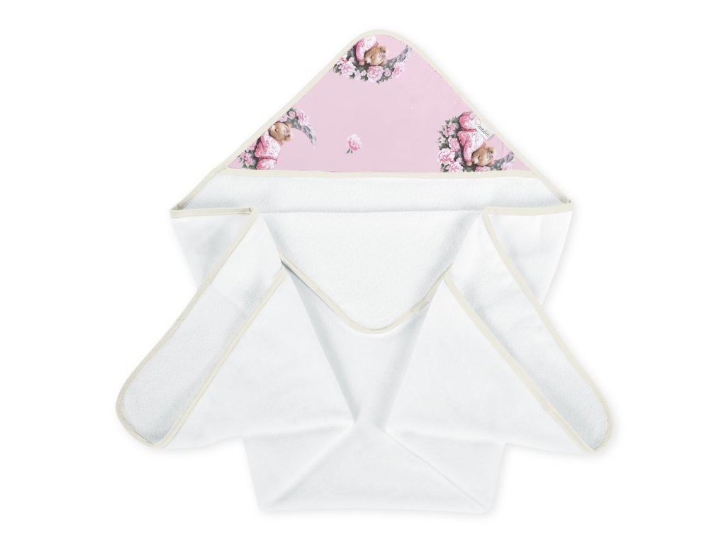 ALBERO MIO Detská froté osuška 100x100cm Kvetinový svet