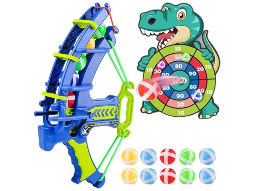 WOOPIE Terč na suchý zips 2v1 Dinosaurus