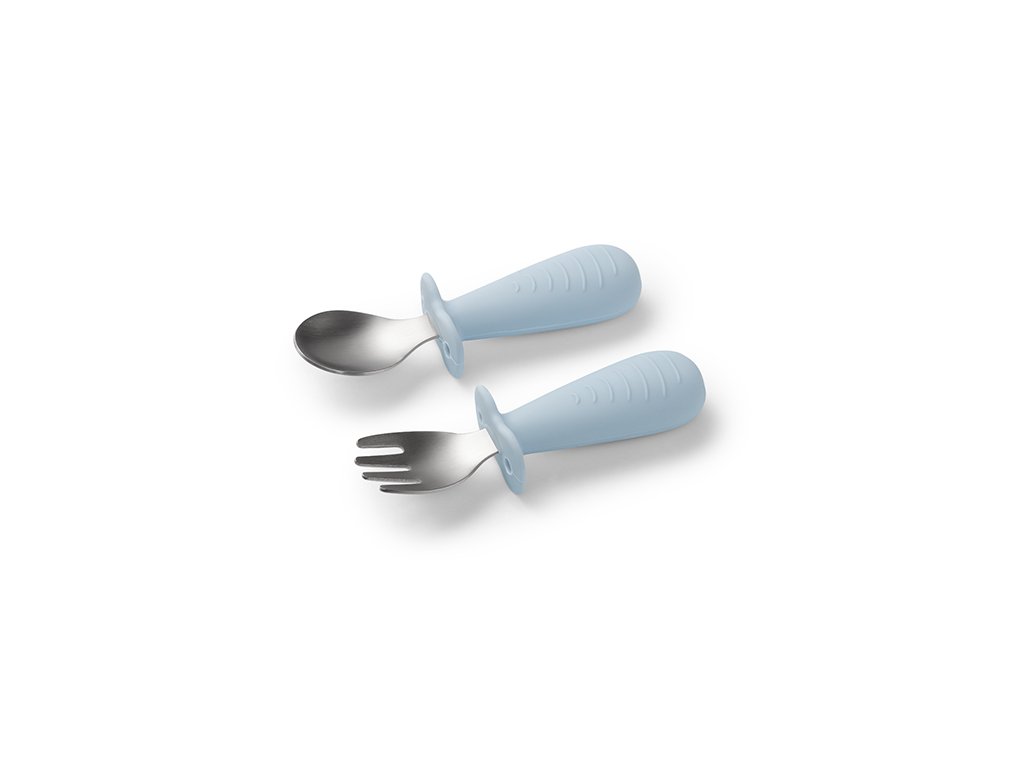 Babyono Detský príbor z nehrdzavejúcej ocele modrá