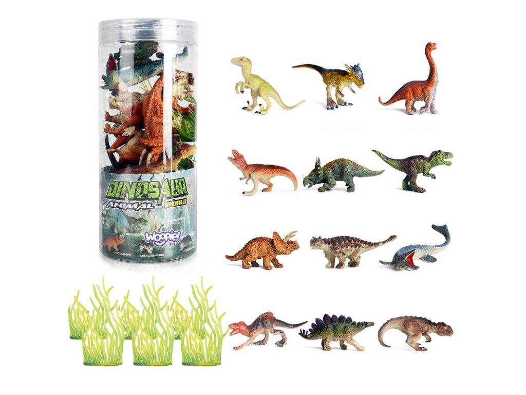 WOOPIE Súprava figúrok (18ks) Dinosauri
