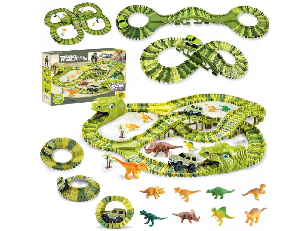 WOOPIE Autodráha Dinosaury (240 dielikov)