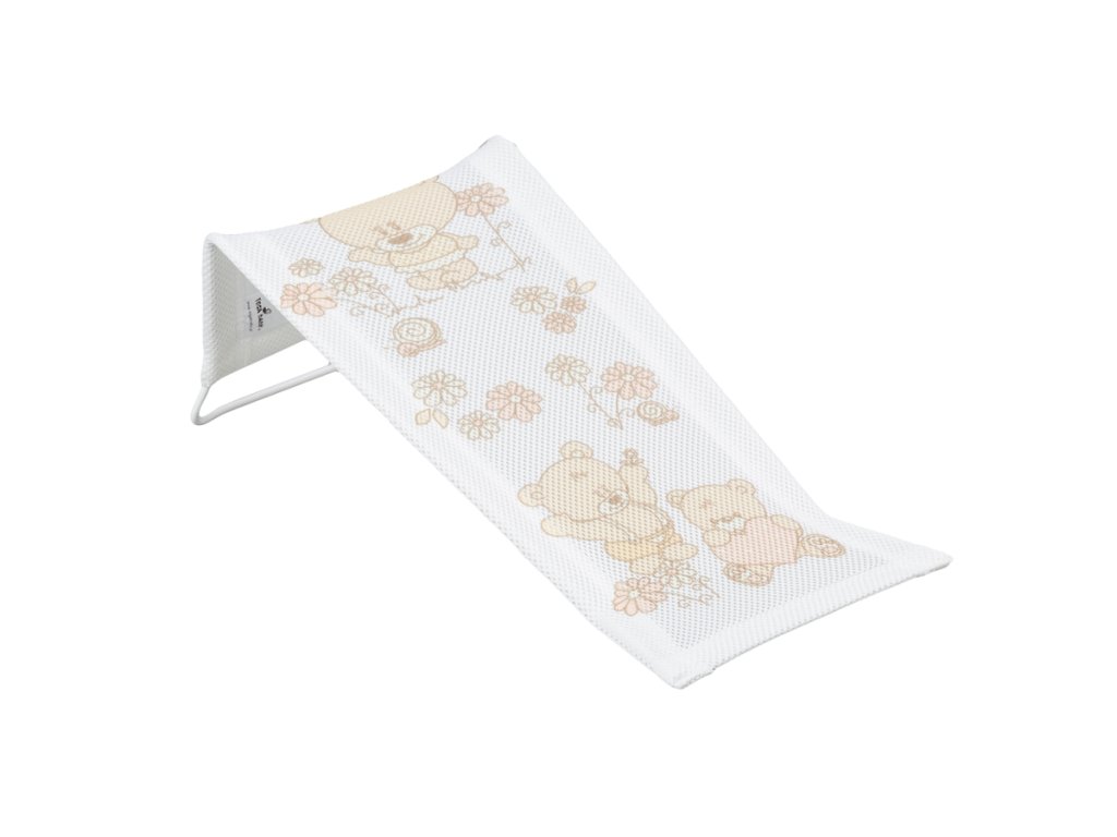 TEGA Lehátko do vaničky Medveď biele