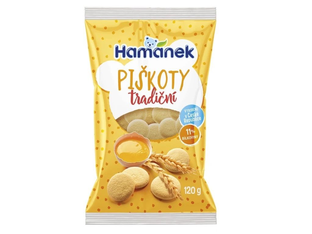 Hamánek Tradičné piškóty 120g