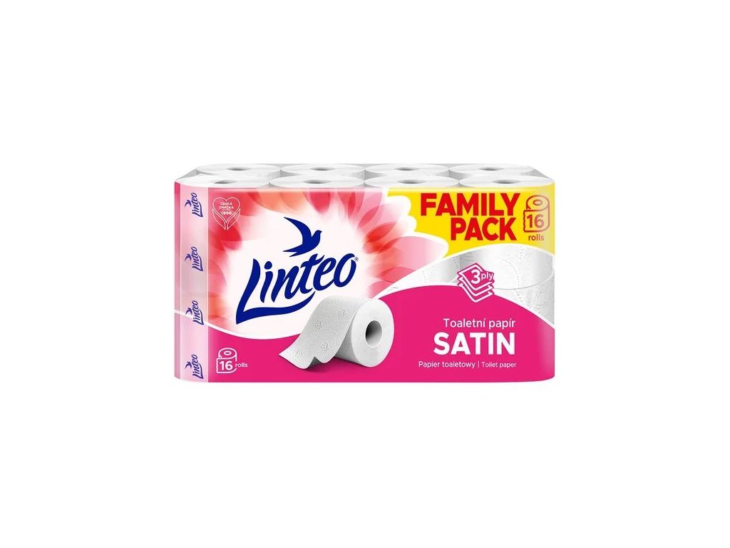 Linteo toaletný papier 3-vrstvový 16ks