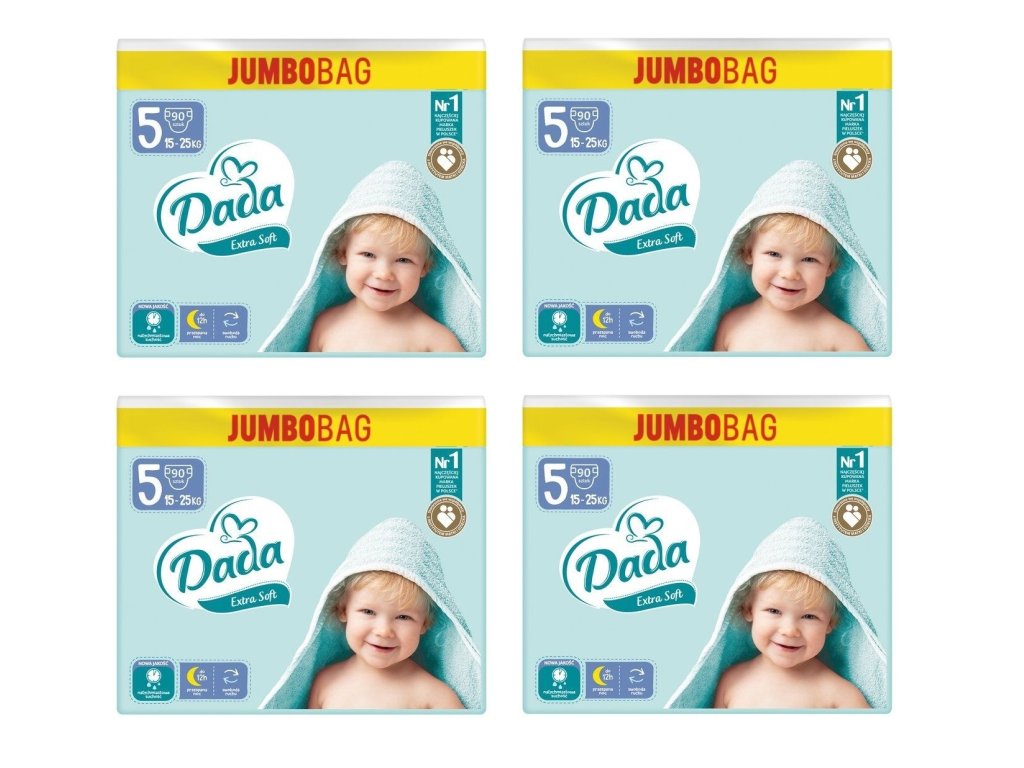 4x Dada JUMBOBAG extra soft 5 JUNIOR, 15 25kg, 90ks