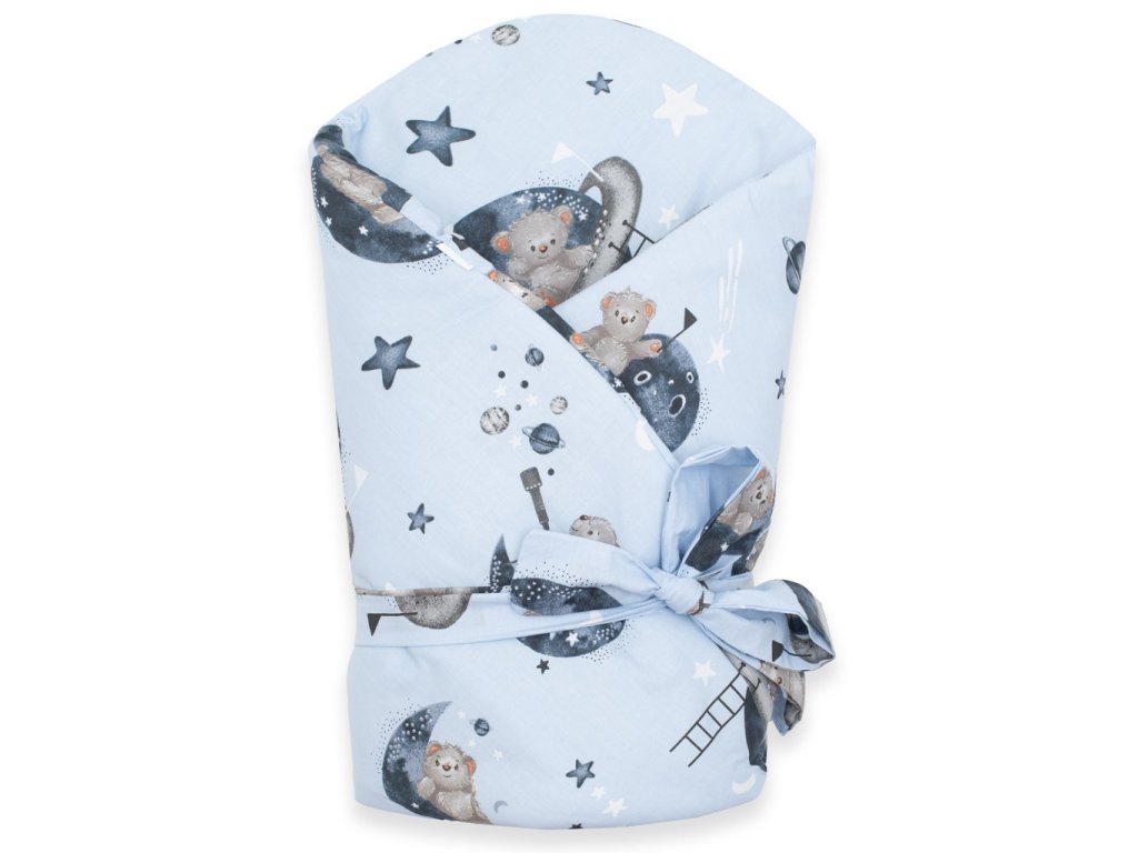 New Baby Detská zavinovačka Medvedík vo vesmíre