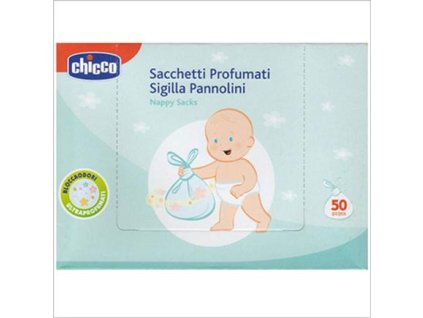 CHICCO Parfumované vrecká na plienky 50ks