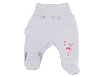FAMILY šedé poloponožky Flamingo 86