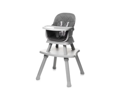 4BABY Jedálenská stolička MASTER Grey