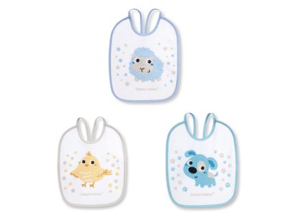 Canpol babies PVC froté podbradník BUNNY & COMPANY (3ks)