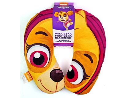 Cestovný vankúš Paw Patrol ružový