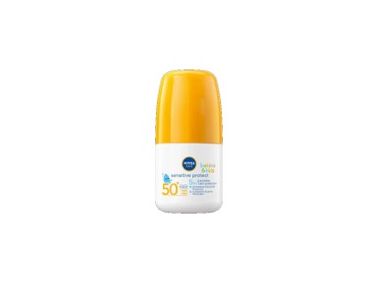 Nivea Sun Baby opaľovací krém Roll On Sensitive SPF 50+, 50 ml