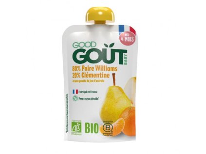Good Gout Organická hruška s klementínkou (120 g)