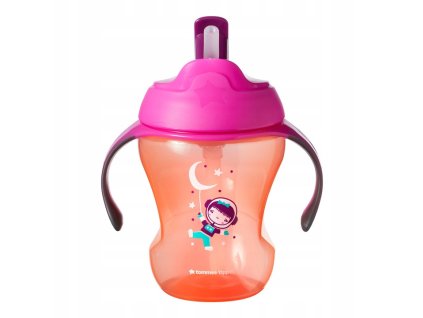 Tommee Tippee Hrnček so slamkou 230ml dievča