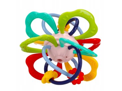 BAM BAM Senzorická hračka s hrkálkou 2