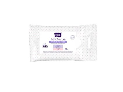 Bella HydroNatural intímne vlhčené obrúsky (20ks)