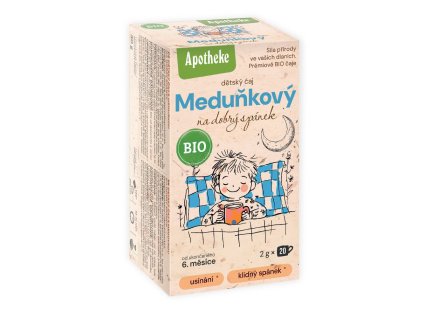 Apotheke BIO čaj detský Medovkový na dobrý spánok 20x2g 1