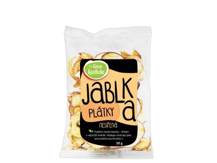 Apotheke Zelené plátky jablka bez šťavy 50g
