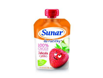 Sunar Jahody a jablká 100g
