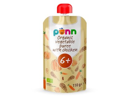 SALVEST Põnn BIO Kuracie mäso so zeleninovým pyré (110g)