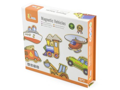 Viga Drevené magnety Doprava 3