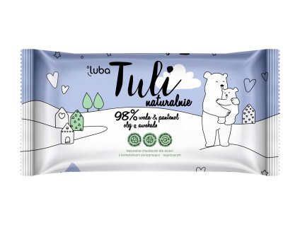 LUBA Tuli Baby vlhčené obrúsky s 98% vody a panthenolu a 100% avokádovým olejom 50ks