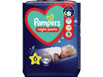 Pampers nohavičkové plienky Nights S6 19ks