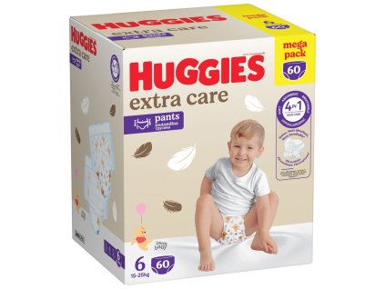 HUGGIES Elite Soft Pants 6, 15 25 kg, 60 ks
