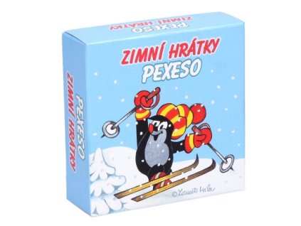 Pexeso v krabici Krtkove zimné hry 1